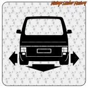 Pegatina VW T4 LOW. Comprar pegatinas.