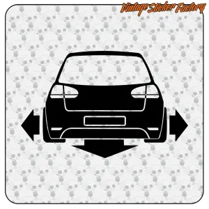 VW GOLF LOW 2 AUFKLEBER. KAUFEN SIE VINYLAUFKLEBER.