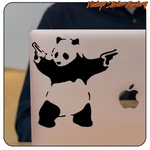 Pegatina PANDA BANKSY. Comprar pegatinas.