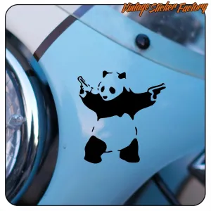 Pegatina PANDA BANKSY. Comprar pegatinas.