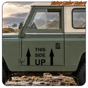THIS SIDE UP Aufkleber für 4x4 und Abenteuer