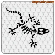 Pegatina GECKO SKULL. Comprar pegatinas.
