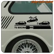 YOUR HORN DOES NOT HELP ME STICKER. BUY VINYL STICKERS.