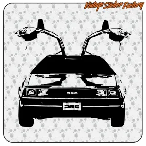Autocollant DeLorean - Retour vers le futur