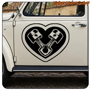 Sticker pistons tattoo Custom Culture