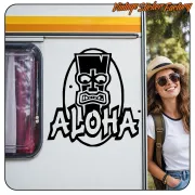ALOHA AUFKLEBER. KAUFEN SIE VINYLAUFKLEBER.