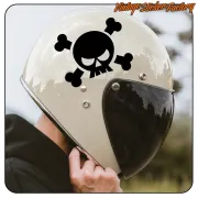 SCHÄDEL 3 AUFKLEBER. KAUFEN SIE VINYLAUFKLEBER.