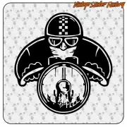 Pegatina PILOTO CAFE RACER. Comprar pegatinas.