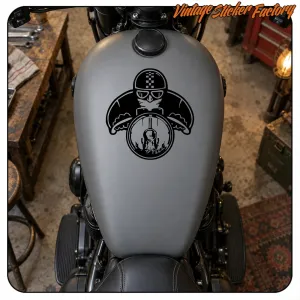 Pegatina PILOTO CAFE RACER. Comprar pegatinas.