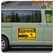 «DON’T MESS WITH MY VAN» Camper-Aufkleber