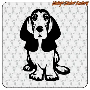 Cocker-Spaniel-Aufkleber | Vintage Sticker Factory