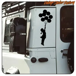 Banksy Ballons Aufkleber | Street Art