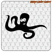 Dekorativer Oktopus-Aufkleber aus Vinyl