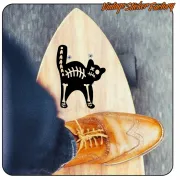 CAT -8 STICKER. BUY VINYL STICKERS.