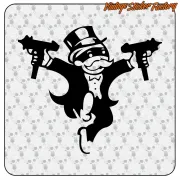 MONOPOLY STICKER. BUY VINYL STICKERS.