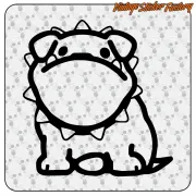 Pegatina de perro Puppy | Vintage Sticker Factory