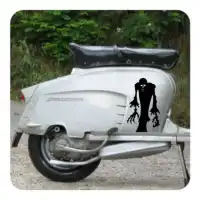 Pegatina MONSTRUO. Pegatinas freaks, pegatinas frikis.