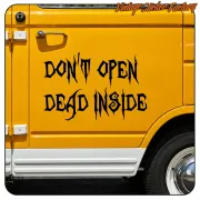 DON’T OPEN, DEAD INSIDE Sticker | Vintage Sticker Factory