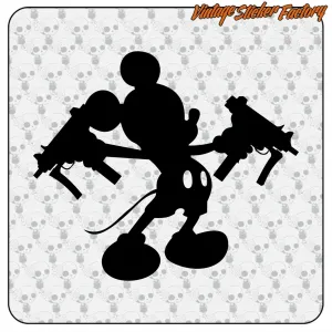 MICKEY -1 STICKER. BUY VINYL STICKERS.