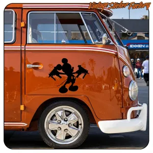 MICKEY -1 STICKER. BUY VINYL STICKERS.