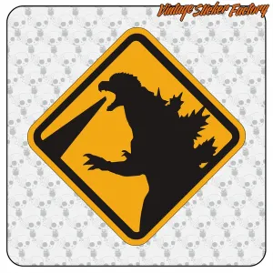 AUTOCOLLANT PRUDENCE GODZILLA. ACHETEZ DES AUTOCOLLANTS EN VINYLE.