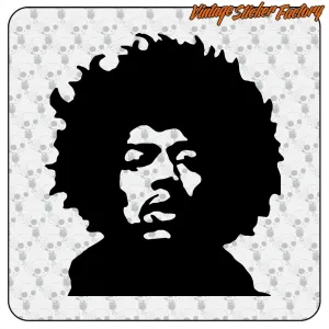 Pegatina HENDRIX de vinilo | Vintage Sticker Factory