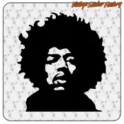 Pegatina HENDRIX de vinilo | Vintage Sticker Factory