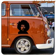Jimi-Hendrix-Aufkleber aus Vinyl | Vintage Sticker Factory