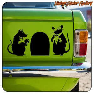 BANKSY RATS AUFKLEBER. KAUFEN SIE VINYLAUFKLEBER.