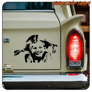 PIPPI LANGSTRUMPF STICKER. BUY VINYL STICKERS.