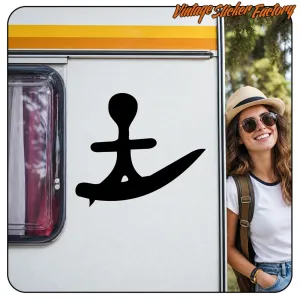 TRIBAL SURF STICKER. BUY VINYL STICKERS.