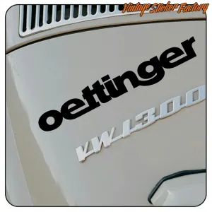 Autocollant OETTINGER pour Volkswagen T3