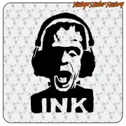 Sticker HERMAN MUNSTER INK style tattoo rétro