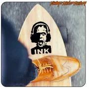 Sticker HERMAN MUNSTER INK style tattoo rétro