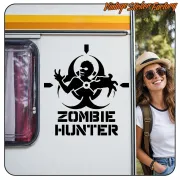 Pegatina ZOMBIE HUNTER. Comprar pegatinas.