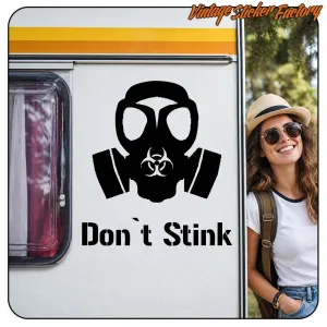 GAS MASK STICKER. BUY VINYL STICKERS.