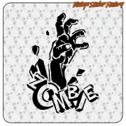 ZOMBIE -2 STICKER. BUY VINYL STICKERS.
