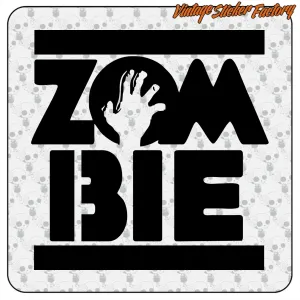 ZOMBIE -3 AUFKLEBER. KAUFEN SIE VINYLAUFKLEBER.