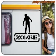 ZOMBIE -4 STICKER. BUY VINYL STICKERS.