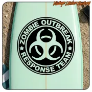 ZOMBIE OUTBREAK RESPONSE TEAM STICKER. BUY VINYL STICKERS.