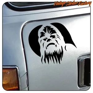 CHEWBACCA AUFKLEBER. KAUFEN SIE VINYLAUFKLEBER.