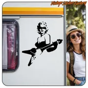 MARILYN -2 STICKER. BUY VINYL STICKERS.