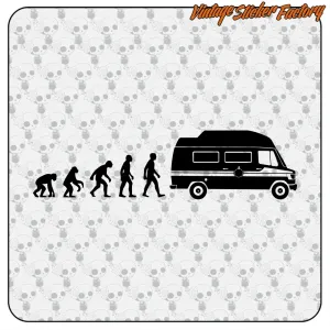 Pegatina EVOLUCION JAMES COOK. Comprar pegatinas.