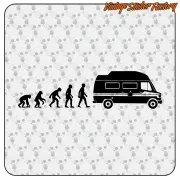 EVOLUTION JAMES COOK STICKER. BUY VINYL STICKERS.