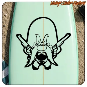 Pegatina YOSEMITE SAM. Comprar pegatinas.