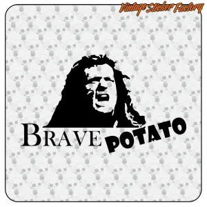 Pegatina BRAVE POTATO. Comprar pegatinas.