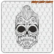 SUGAR SKULL -1 STICKER. BUY VINYL STICKERS.