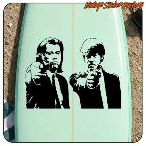 PULP FICTION -2 STICKER. BUY VINYL STICKERS.