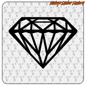 DIAMANT AUFKLEBER. KAUFEN SIE VINYLAUFKLEBER.