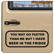 Camper sticker «YOU MAY GO FASTER»